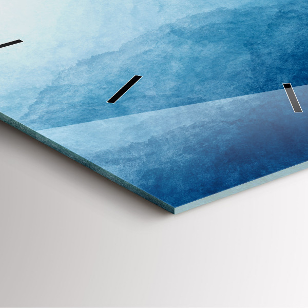 Zegar na ścianę kwadratowy Abstrakcja woda