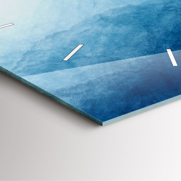 Zegar na ścianę kwadratowy Abstrakcja woda