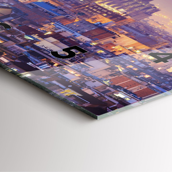 Kwadratowy zegar Widok na Barcelonie