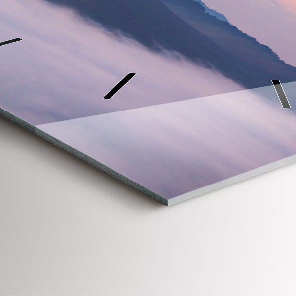 Kwadratowy zegar Piękny Krajobraz