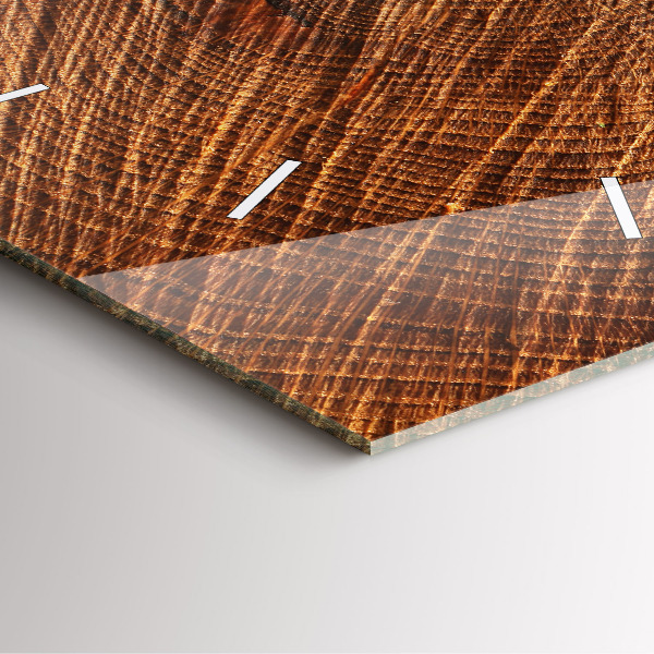 Kwadratowy zegar Dekoracyjne drewno