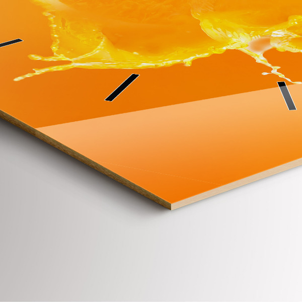 Kwadratowy zegar Pomarańcza