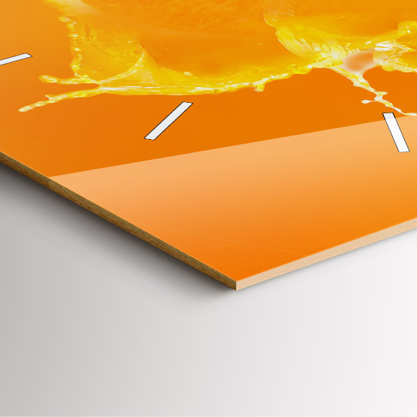 Kwadratowy zegar Pomarańcza