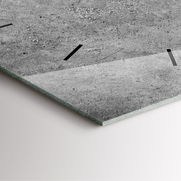 Kwadratowy zegar Industrialna ściana