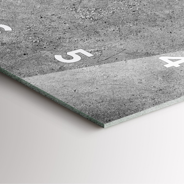 Kwadratowy zegar Industrialna ściana