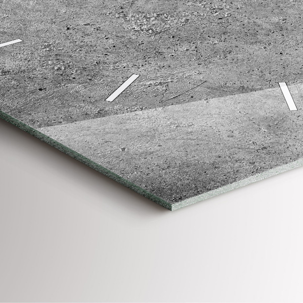 Kwadratowy zegar Industrialna ściana