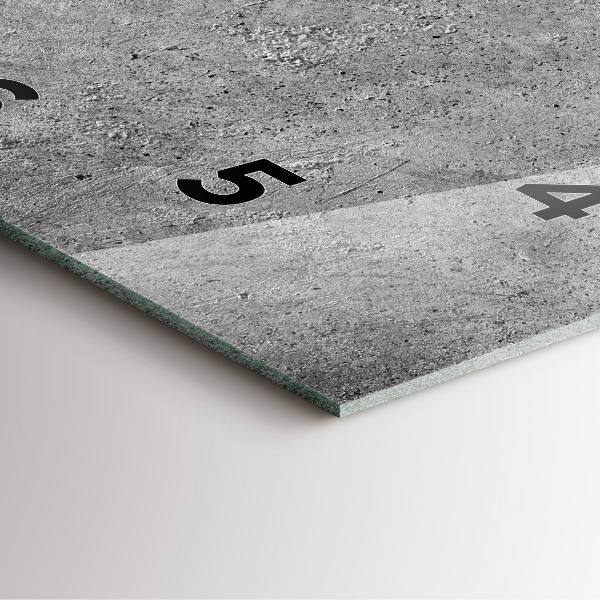 Kwadratowy zegar Industrialna ściana