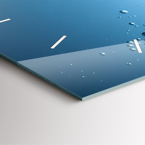 Zegar ścienny kwadratowy Widok pod wodą