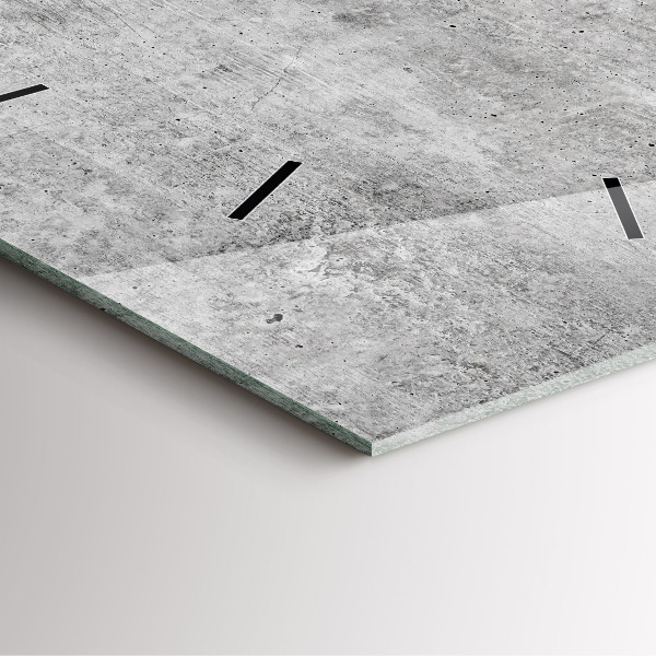 Zegar ścienny kwadratowy Surowa ściana