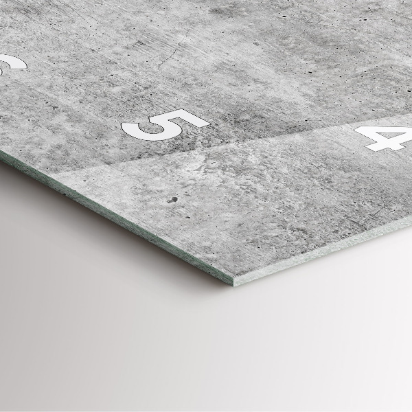 Zegar ścienny kwadratowy Surowa ściana