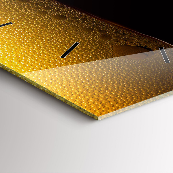 Zegar ścienny kwadratowy Sok pomarańczowy