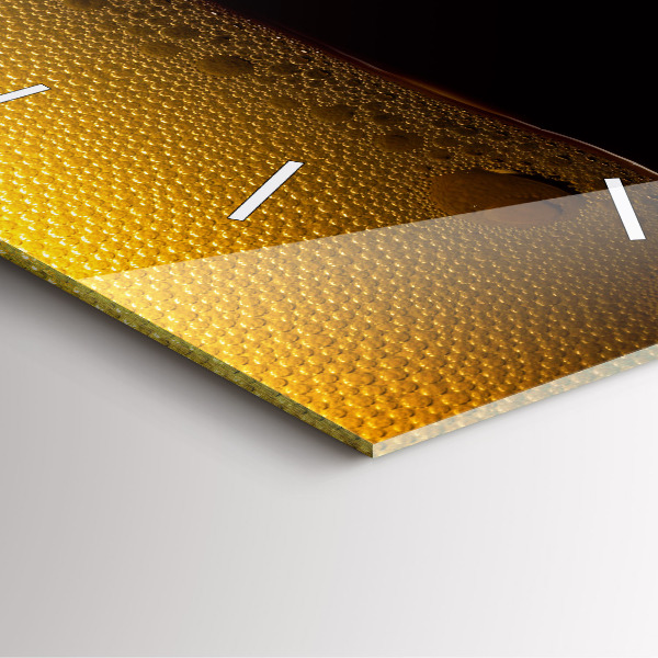 Zegar ścienny kwadratowy Sok pomarańczowy