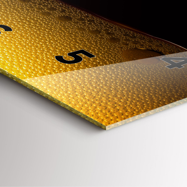 Zegar ścienny kwadratowy Sok pomarańczowy