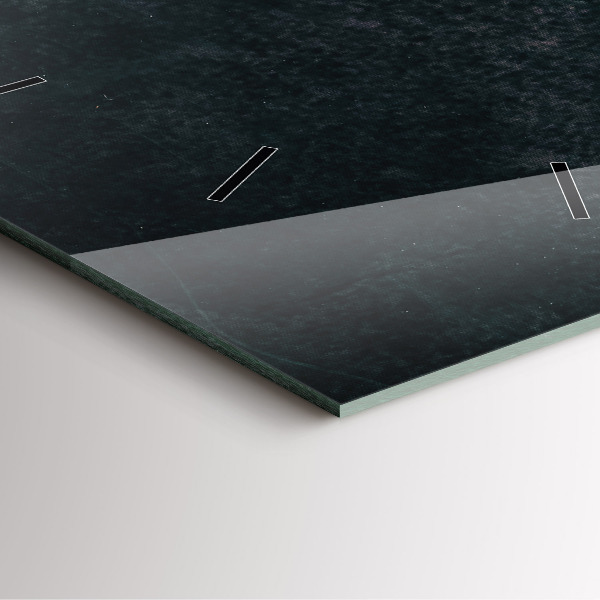 Zegar ścienny kwadratowy Ziarna kawy