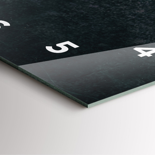 Zegar ścienny kwadratowy Ziarna kawy