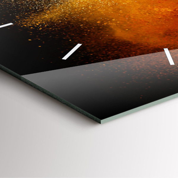 Zegar ścienny kwadratowy Rozsypane przyprawy