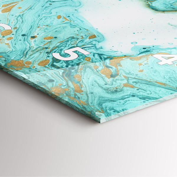 Zegar na ścianę kwadratowy Tekstura marmuru