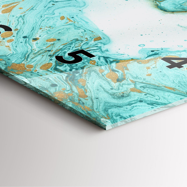 Zegar na ścianę kwadratowy Tekstura marmuru