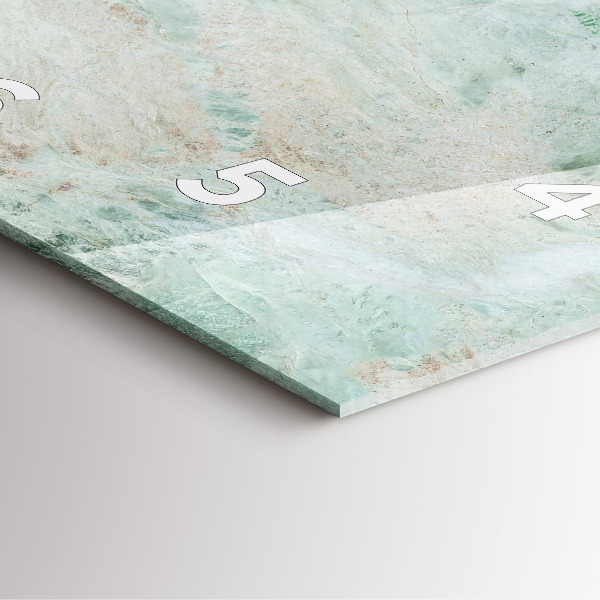 Kwadratowy zegar Marmur Kamień Tekstura