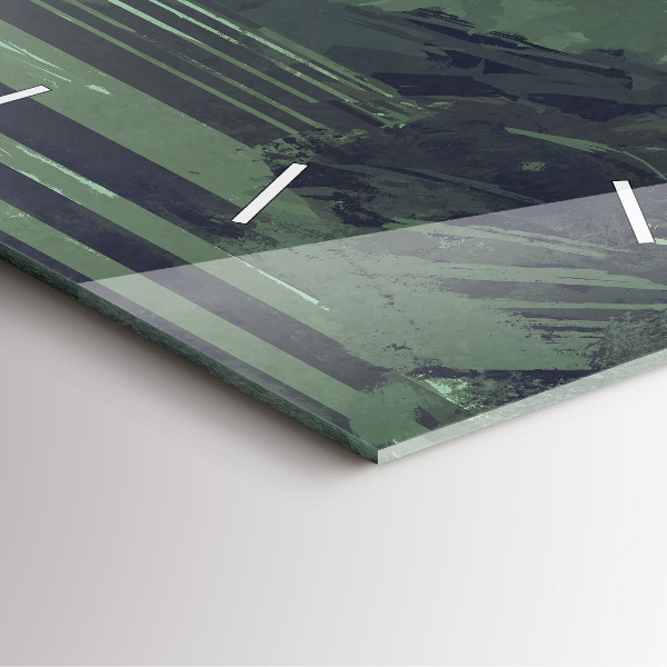 Zegar ścienny kwadratowy Samuraj w lesie