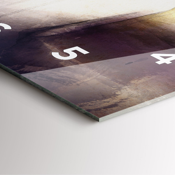 Kwadratowy zegar Abstrakcja portret kobiety