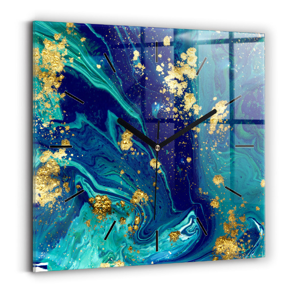 Kwadratowy zegar Abstrakcja nowoczesna