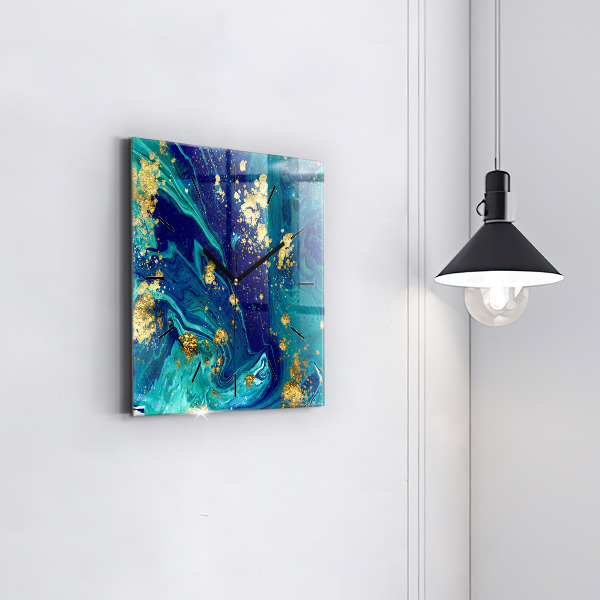 Kwadratowy zegar Abstrakcja nowoczesna