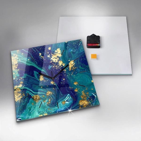 Kwadratowy zegar Abstrakcja nowoczesna