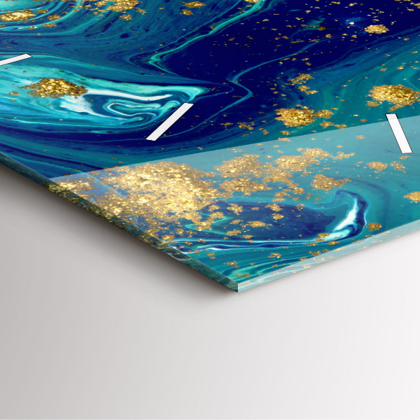 Kwadratowy zegar Abstrakcja nowoczesna