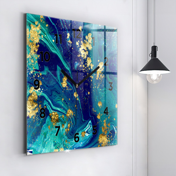 Kwadratowy zegar Abstrakcja nowoczesna