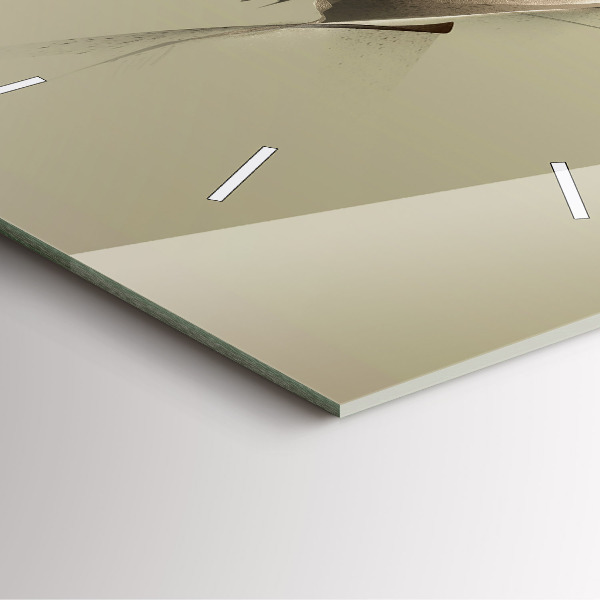 Kwadratowy zegar Graficzny łoś