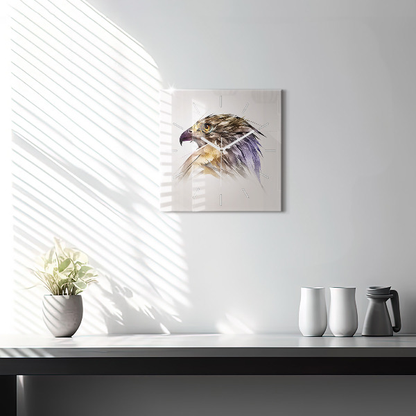 Kwadratowy zegar Ptak Drapieżnik