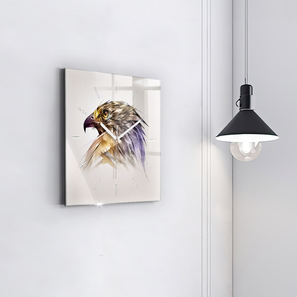 Kwadratowy zegar Ptak Drapieżnik