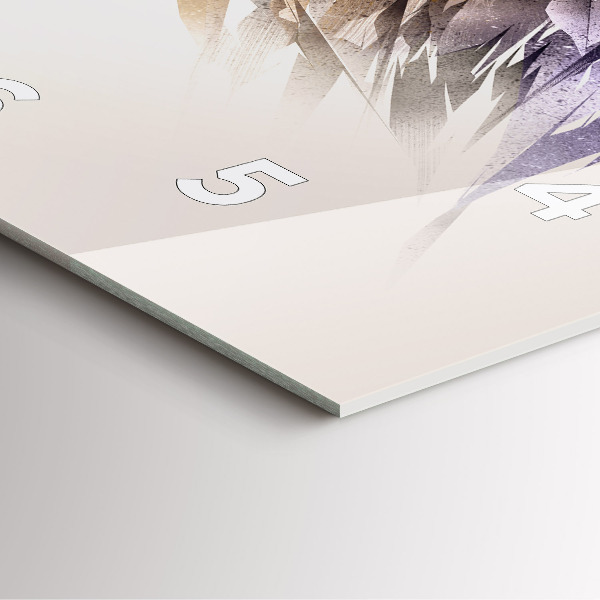 Kwadratowy zegar Ptak Drapieżnik