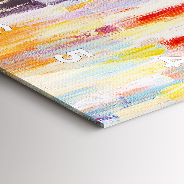 Kwadratowy zegar Para w deszczu