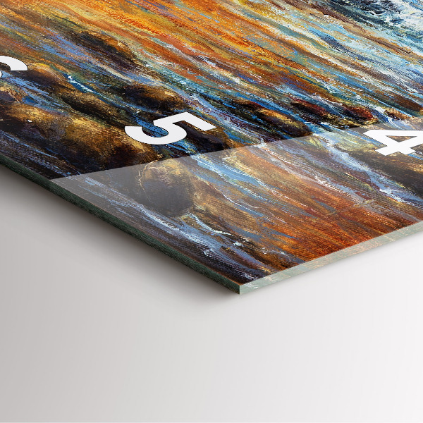 Zegar ścienny kwadratowy Sztuka artystyczna