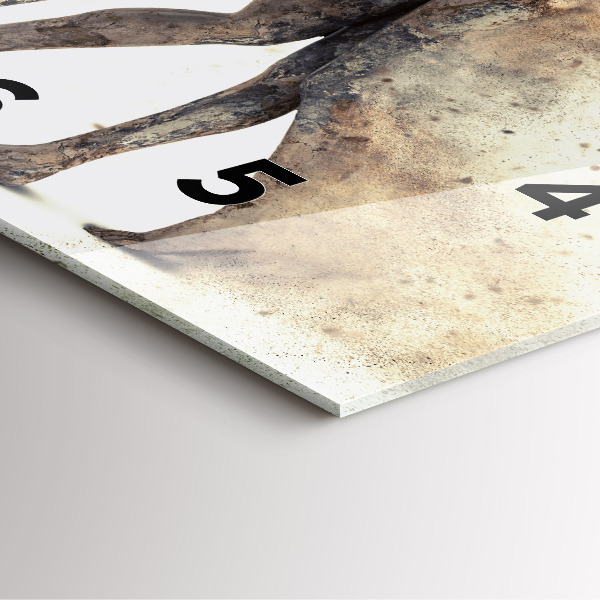 Kwadratowy zegar Abstrakcja ludzie piasek