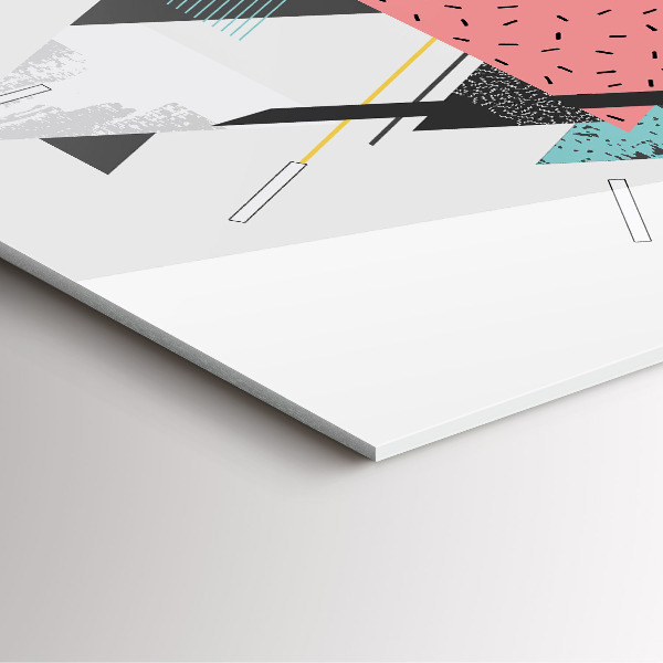 Kwadratowy zegar Wzór geometryczny