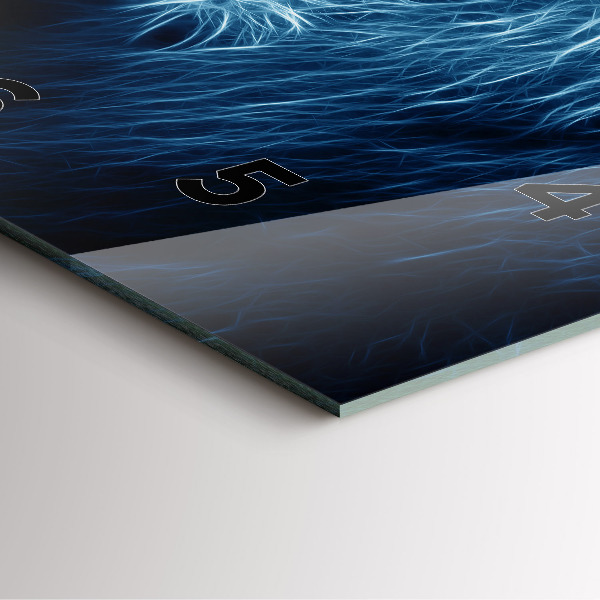 Kwadratowy zegar Dziki lew