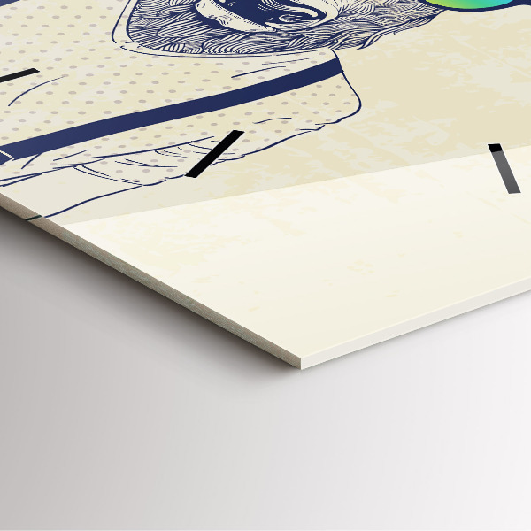 Kwadratowy zegar Abstrakcja jeleń