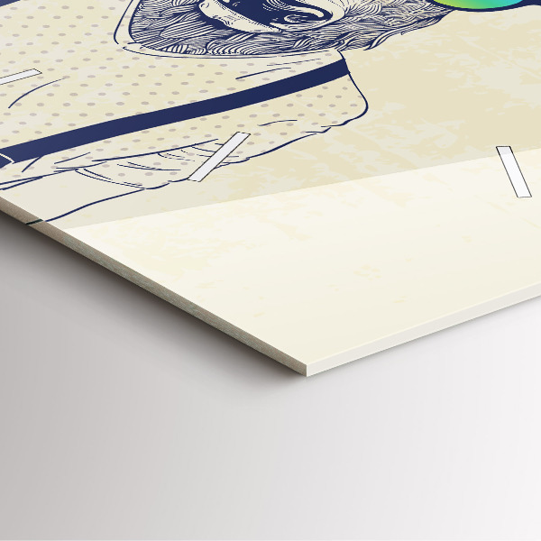 Kwadratowy zegar Abstrakcja jeleń