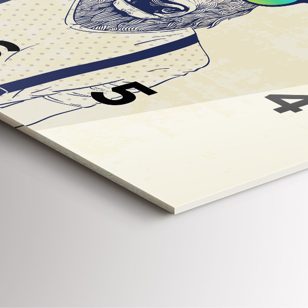 Kwadratowy zegar Abstrakcja jeleń