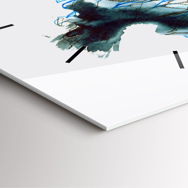 Kwadratowy zegar Wolność i natura ptaków