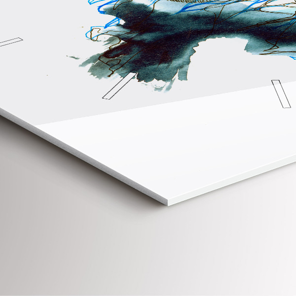 Kwadratowy zegar Wolność i natura ptaków