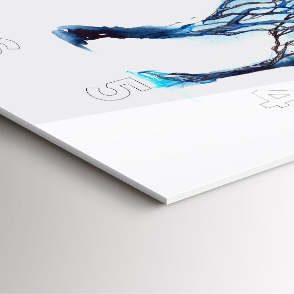 Kwadratowy zegar Natura zwierzęcia