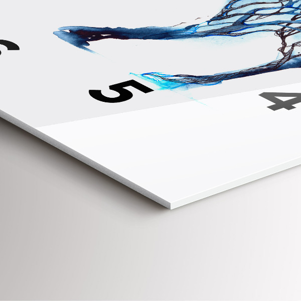 Kwadratowy zegar Natura zwierzęcia