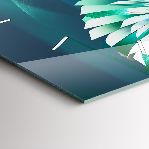 Kwadratowy zegar Wizerunek lecącego orła