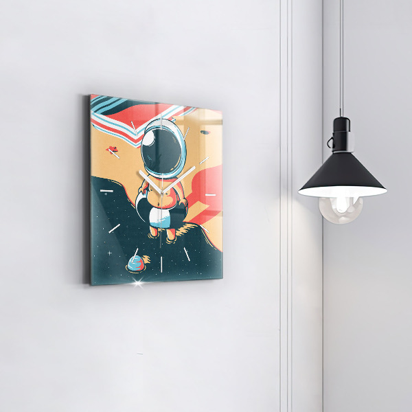 Kwadratowy zegar Dziecięca wyobraźnia