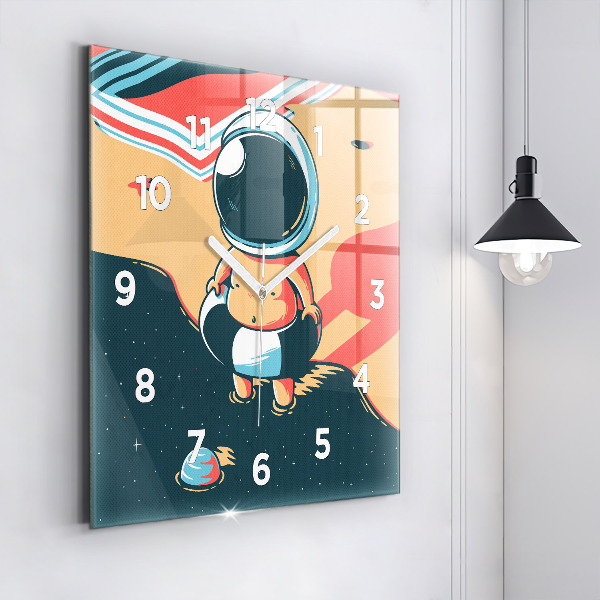 Kwadratowy zegar Dziecięca wyobraźnia