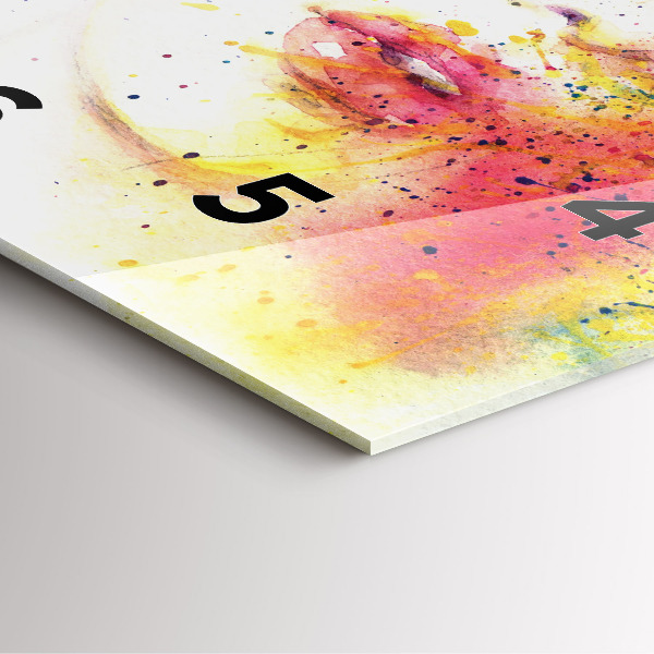 Kwadratowy zegar Portret tajemniczej kobiety